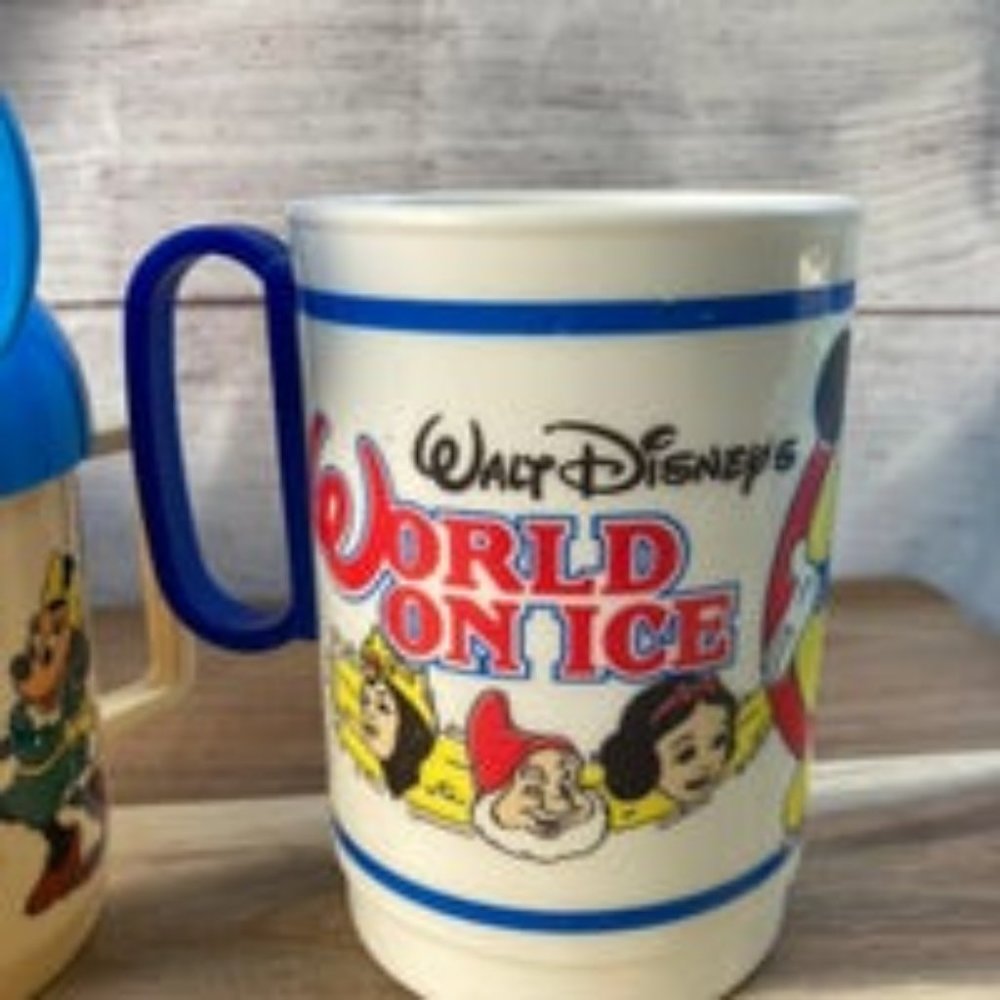 Vintage Walt Disney cups